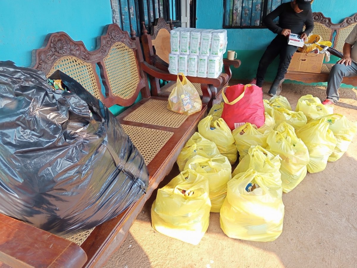 Llega apoyo solidario a brigadistas voluntarios que combaten incendios en la sierra de Concordia