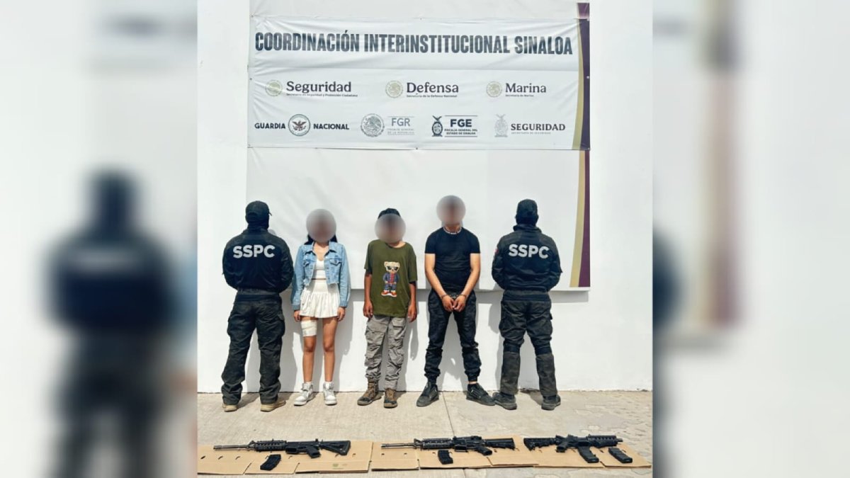 Ellos son los 6 detenidos en Nueva Galicia, Culiacán; hay una menor de edad