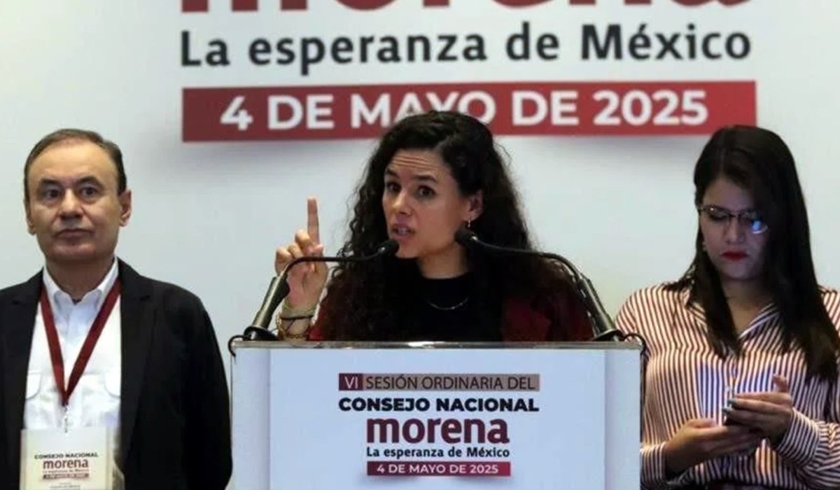 Luisa María Alcalde, presidenta nacional de Morena