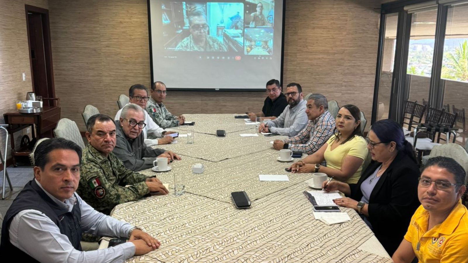 En la mesa de seguridad, presentan el plan de acción ante llegada de “Alvin” a Sinaloa