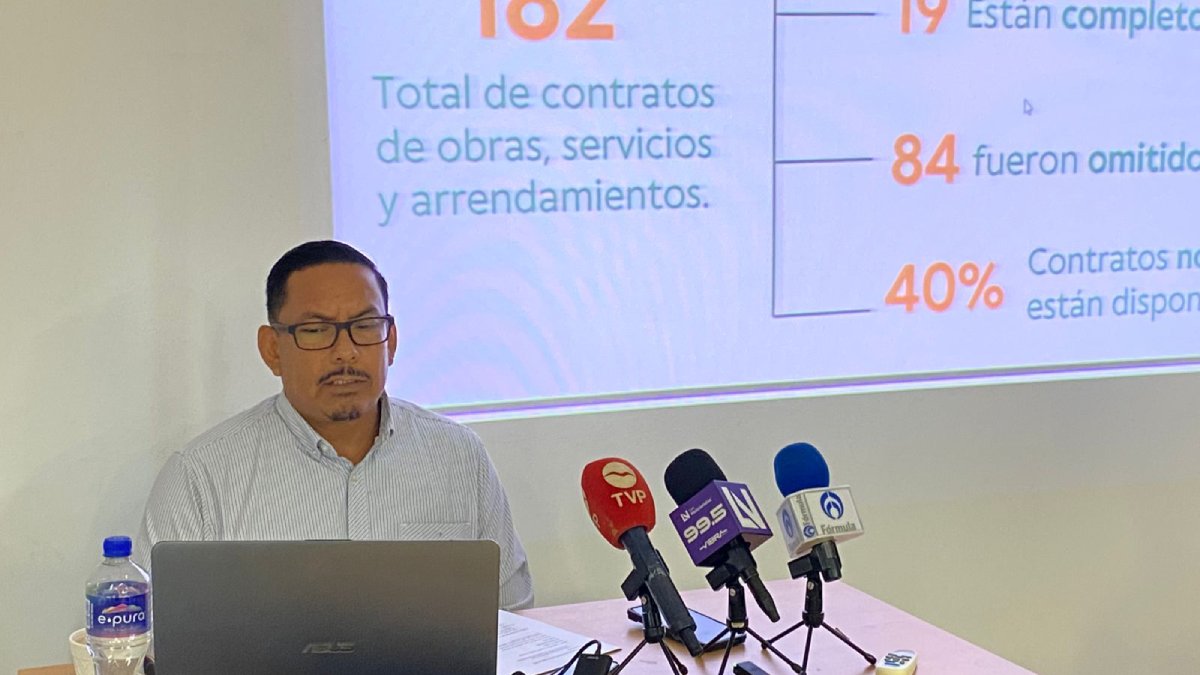 Observatorio Ciudadano de Mazatlán reporta que falta el 40% contratos públicos en Transparencia