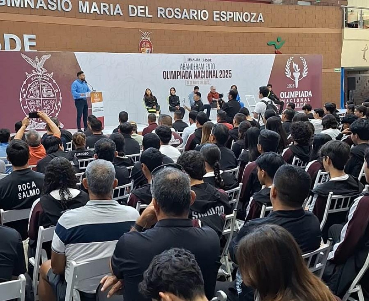 Abanderan a delegación Sinaloa para Olimpiada Nacional 2025