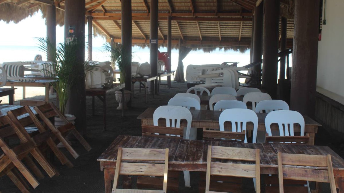 Bloqueos del fin de semana afectaron ventas en playa Las Glorias, Guasave, por Día de las Madres