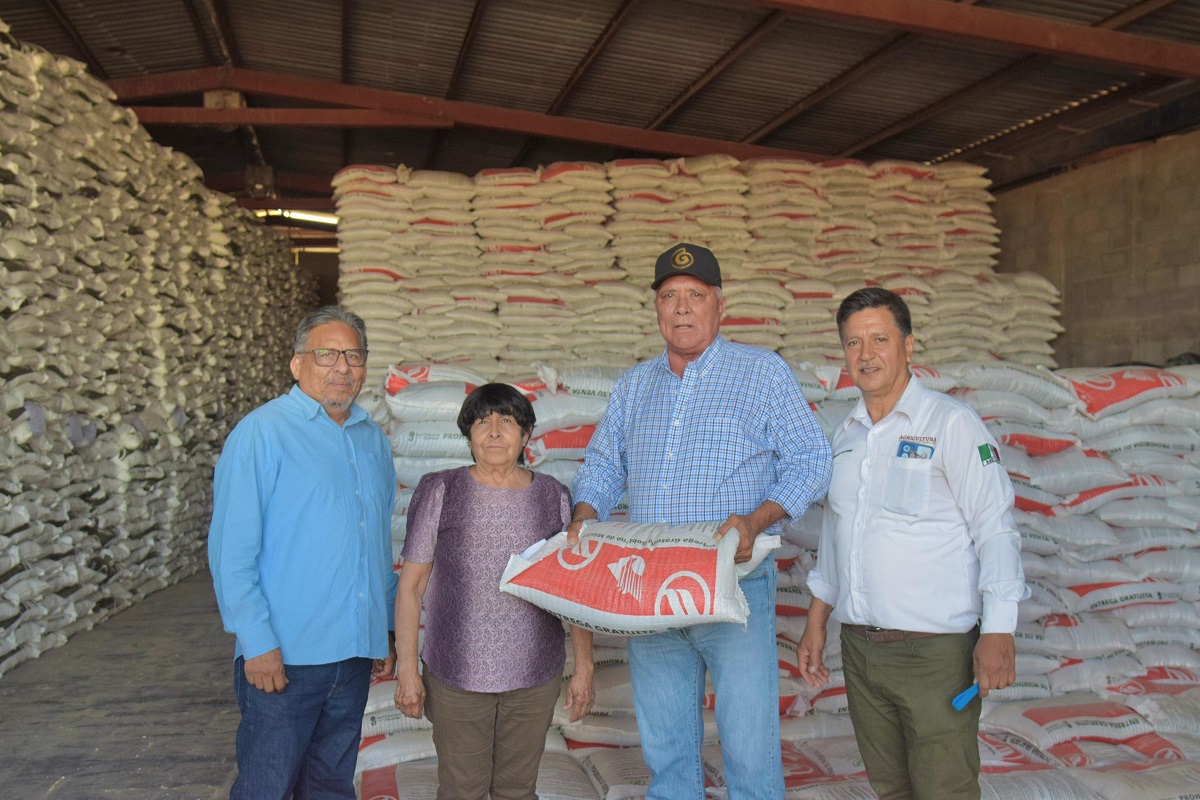 El Fuerte recibe primera entrega del Programa Fertilizantes para el Bienestar