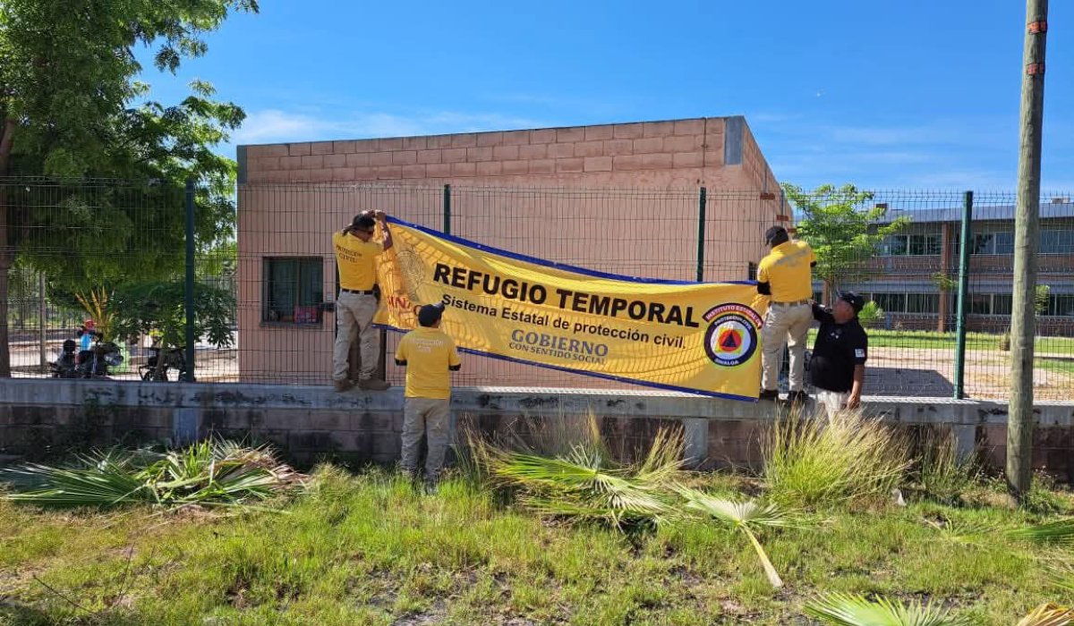 Protección Civil en Escuinapa activa sus refugios temporales ante cualquier contingencia