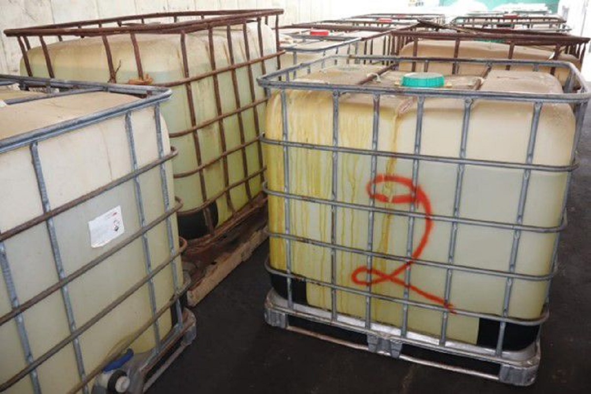 Destruyen más de 2 toneladas y 21 mil litros de sustancias y percusores químicos en Culiacán