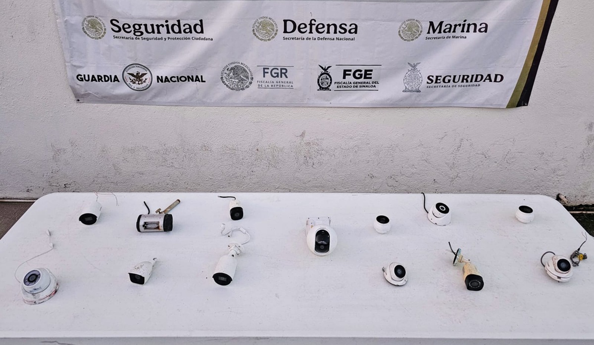 Retiran 17 cámaras clandestinas en Culiacán; suman 2 mil 218 en todo el estado