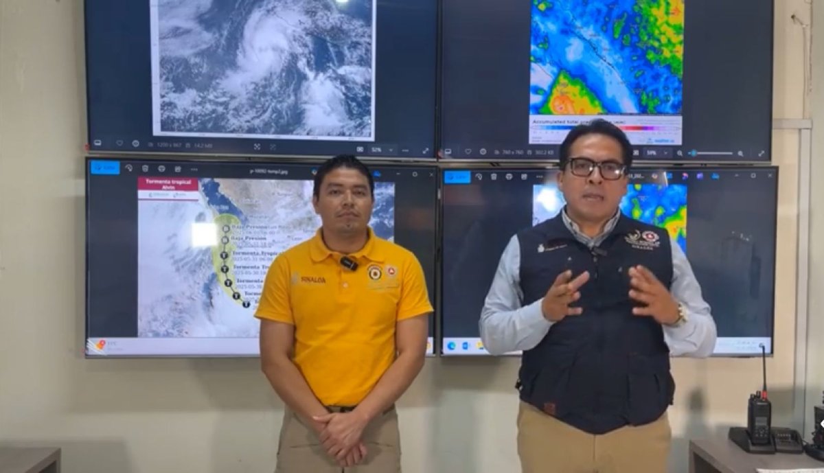 Sinaloa se encuentra en alerta azul por presencia de “Alvin” en la zona del Pacífico: PC Estatal