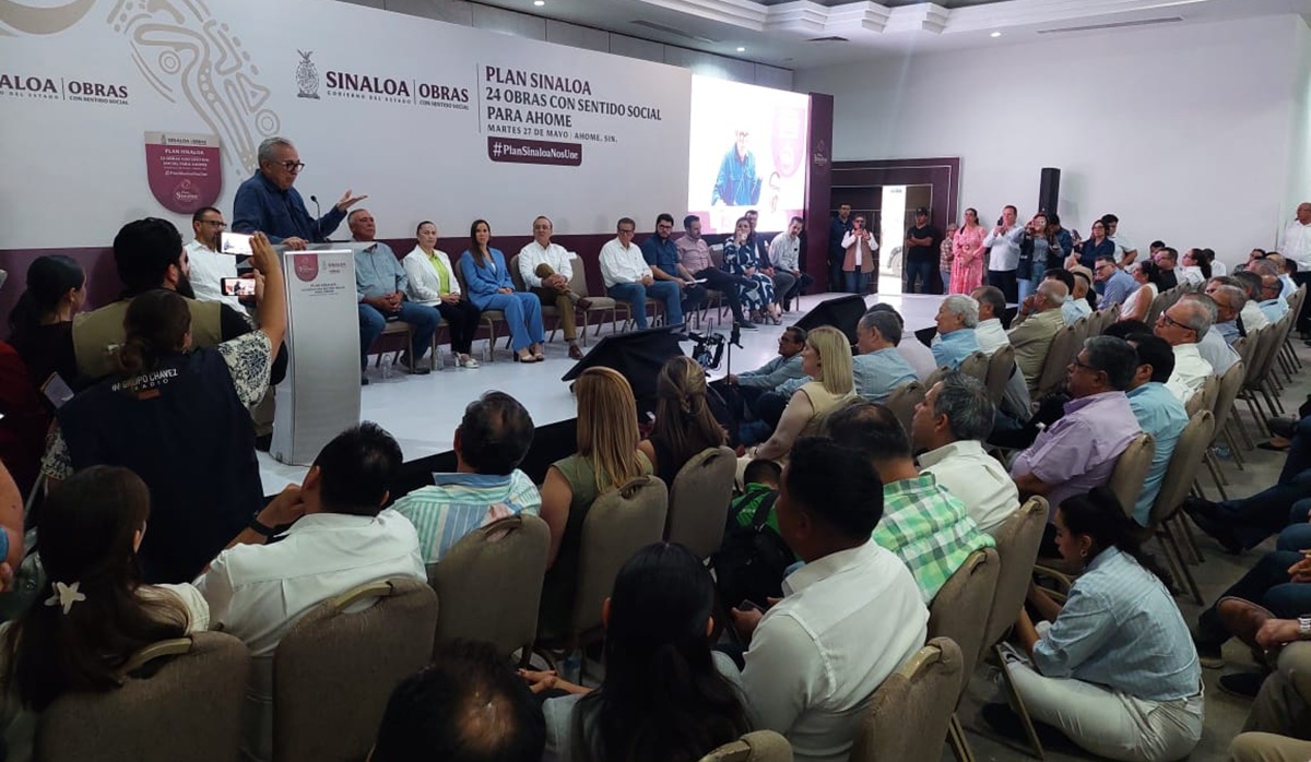El Plan Sinaloa para la reactivación económica contempla a Ahome con 24 obras de gran impacto social: Rubén Rocha