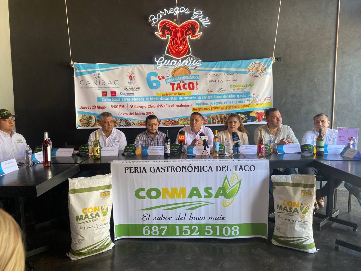 ¡No te lo puedes perder! Llega a Guasave la sexta feria gastronómica del taco
