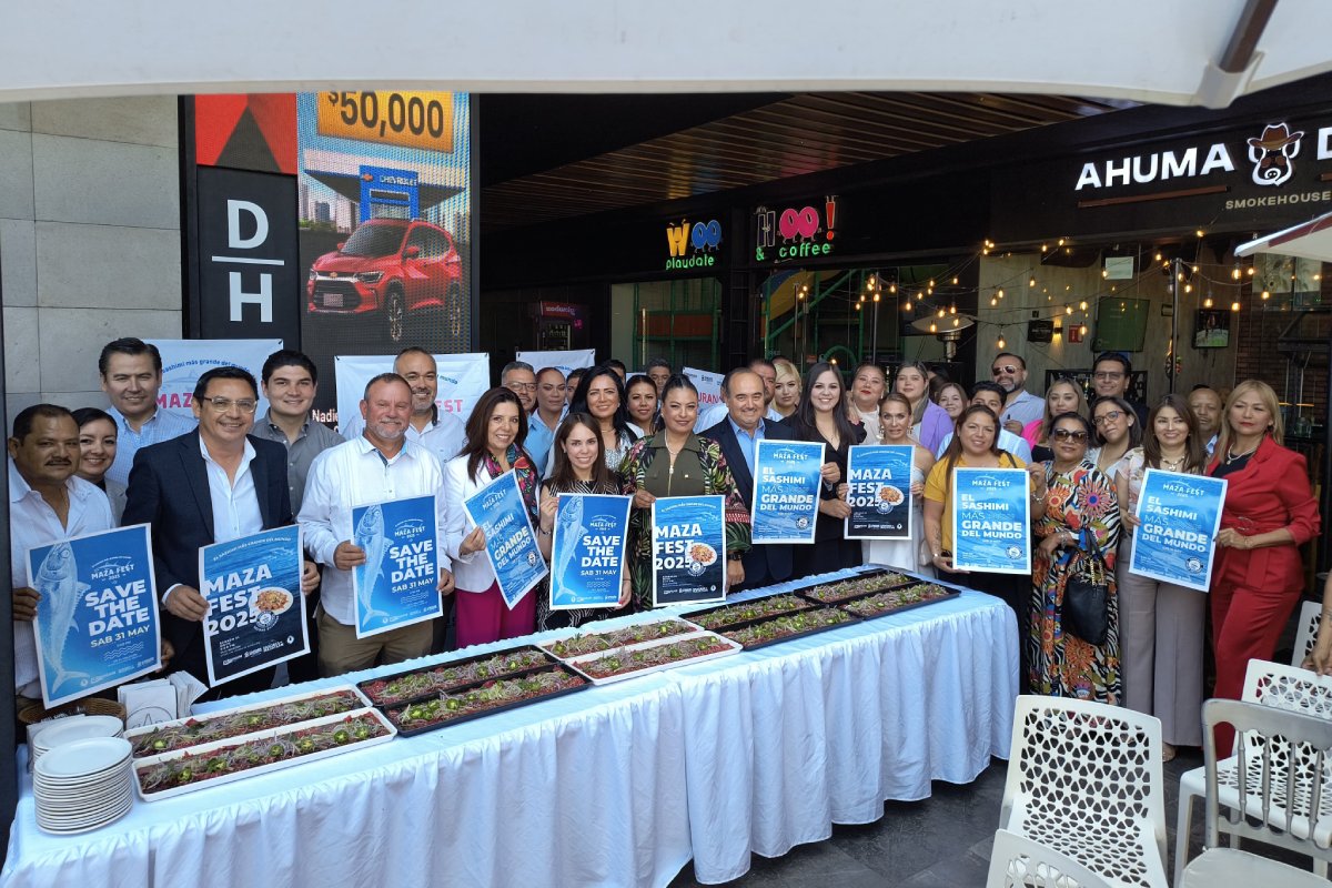 Invita Sabores de Mazatlán a duranguenses a ser parte del Récord Guinness del Sashimi de atún más grande del mundo