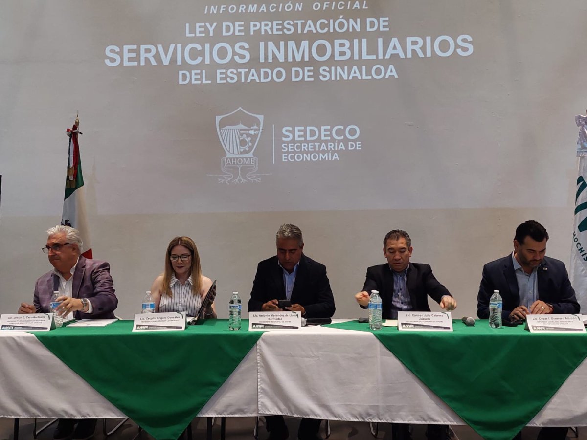 Reúne AMPI a profesionales inmobiliarios en Los Mochis para informar sobre la nueva ley de prestación de servicios en Sinaloa