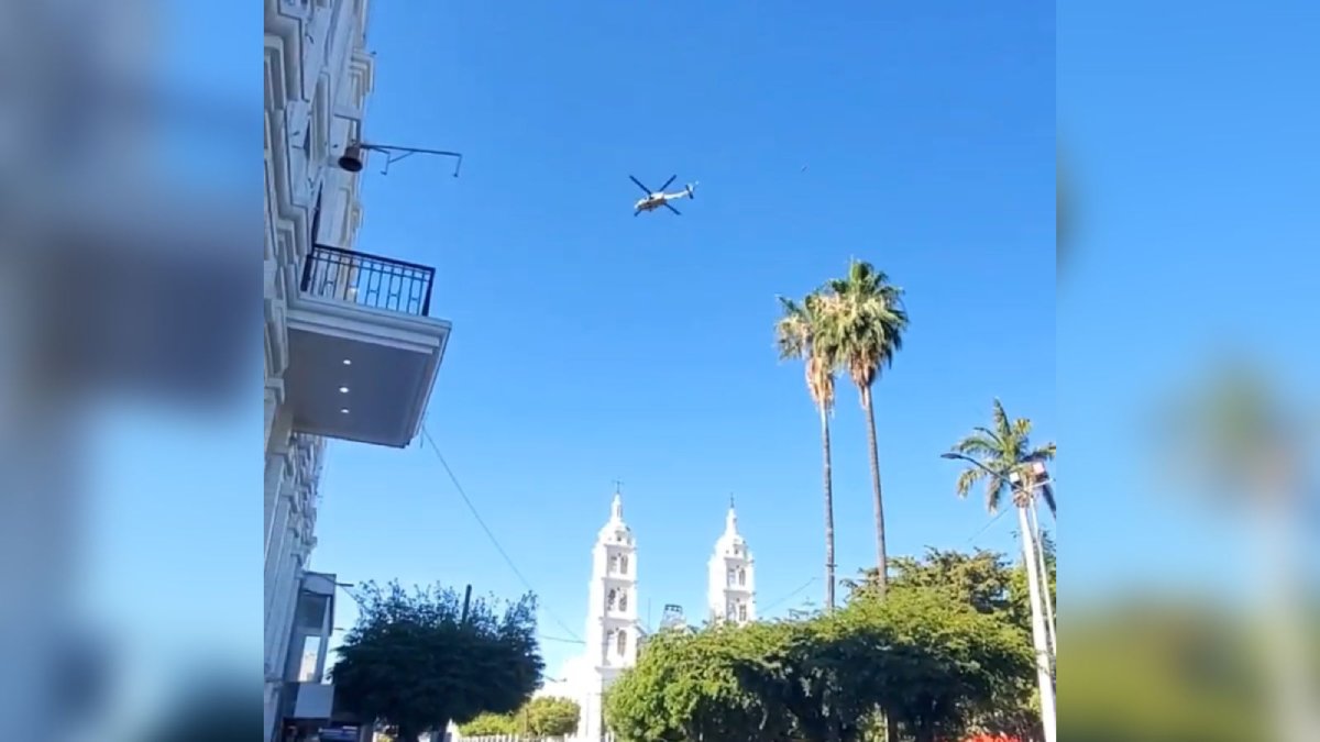Sobrevuelos de helicópteros son parte de operativo de las fuerzas federales: SSPE tras balacera en Navolato
