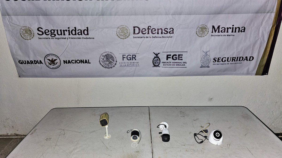 ¡Sigue el operativo! Suman 2 mil 100 cámaras retiradas en distintos puntos de Sinaloa