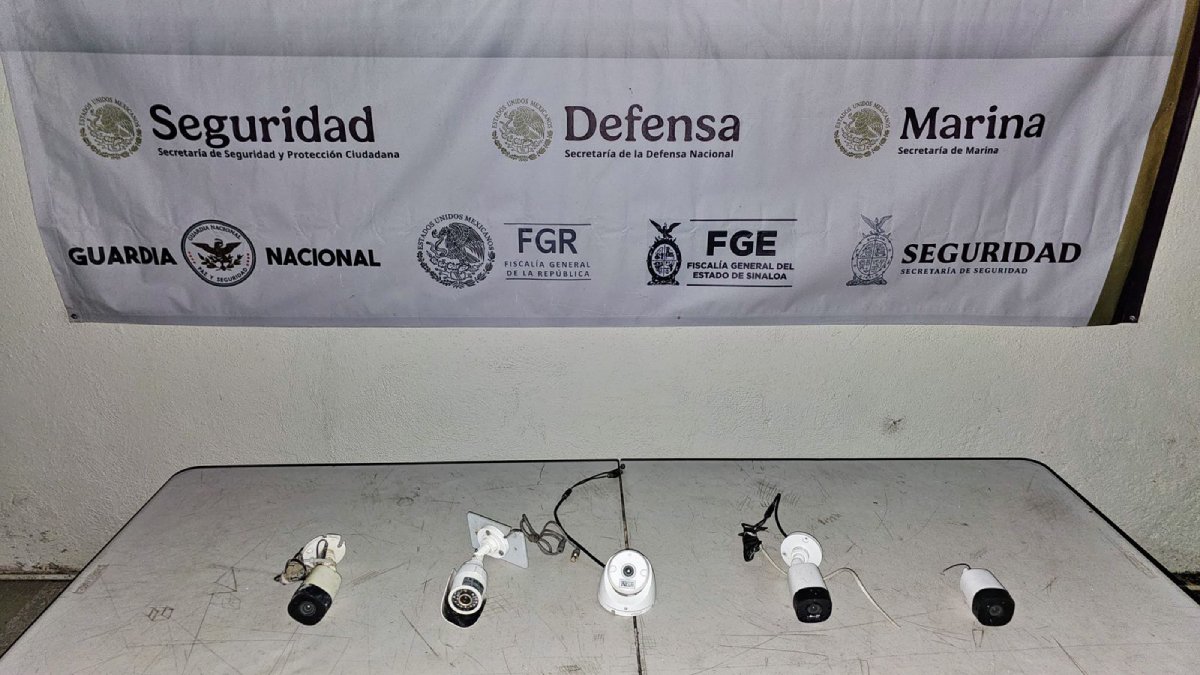 Suman 2 mil 110 cámaras clandestinas retiradas en Sinaloa