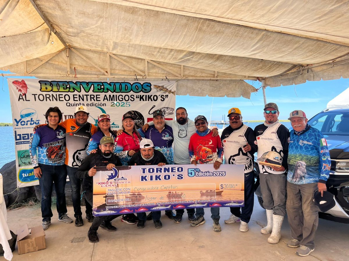 Realizan con éxito el 5to Torneo de Pesca Deportiva Kiko’s en Dautillos