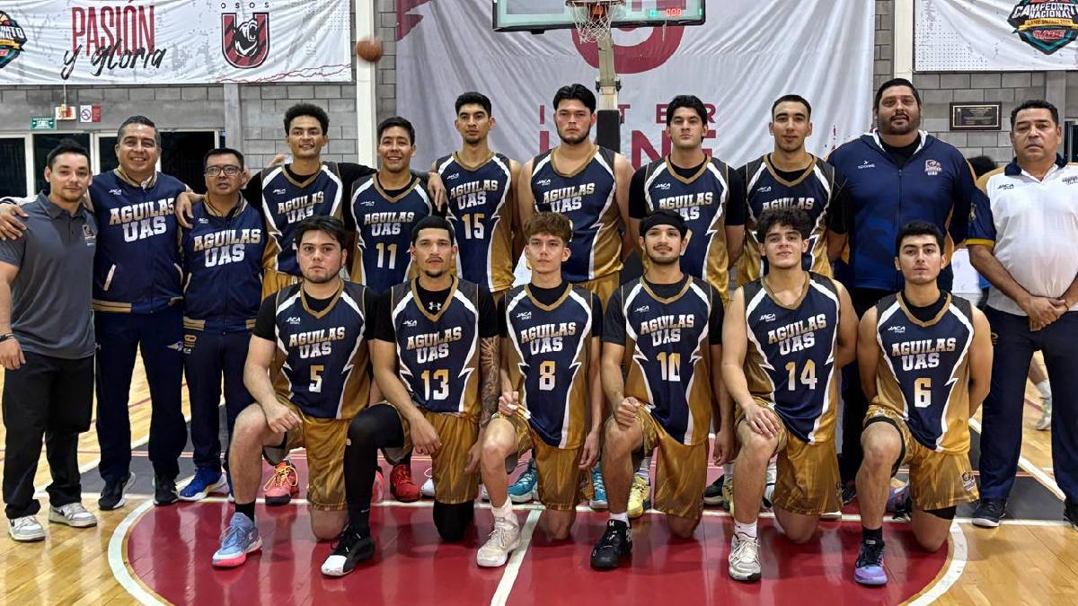 Águilas UAS, entre los cuatro mejores del basquetbol en Nacionales ANUIES 2025