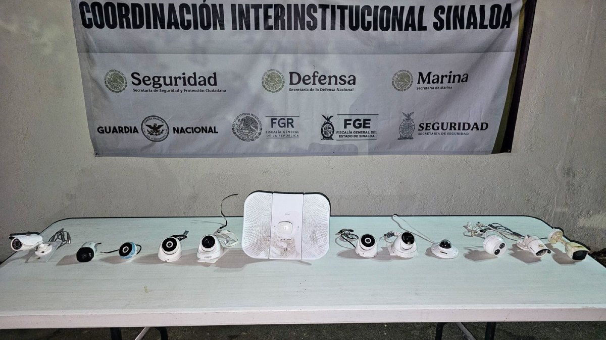 Suman 2 mil 124 cámaras clandestinas retiradas en Sinaloa