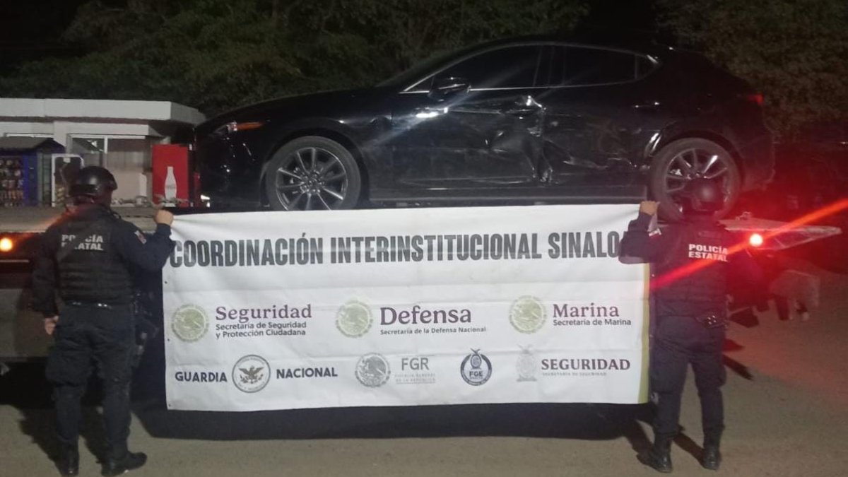 ¡Andaba en auto con alto polarizado y robado! Detienen a un menor de edad en Culiacán