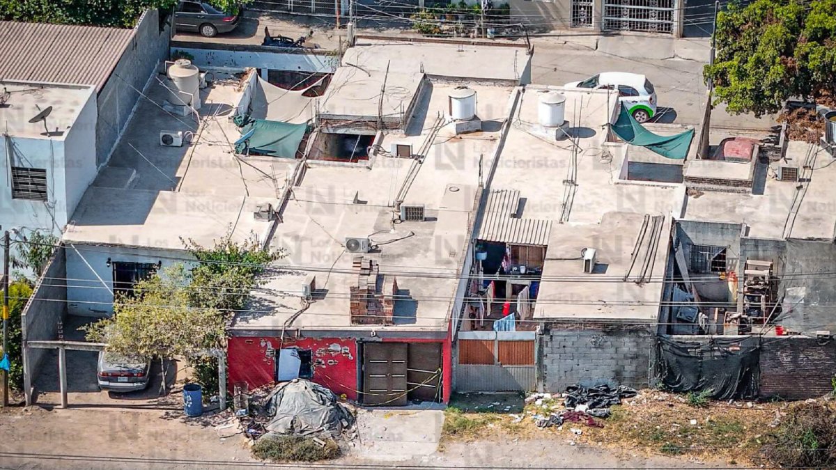En una vivienda modesta se escondía “La Perris” en Navolato; así quedó el lugar donde fue abatido (FOTOS)
