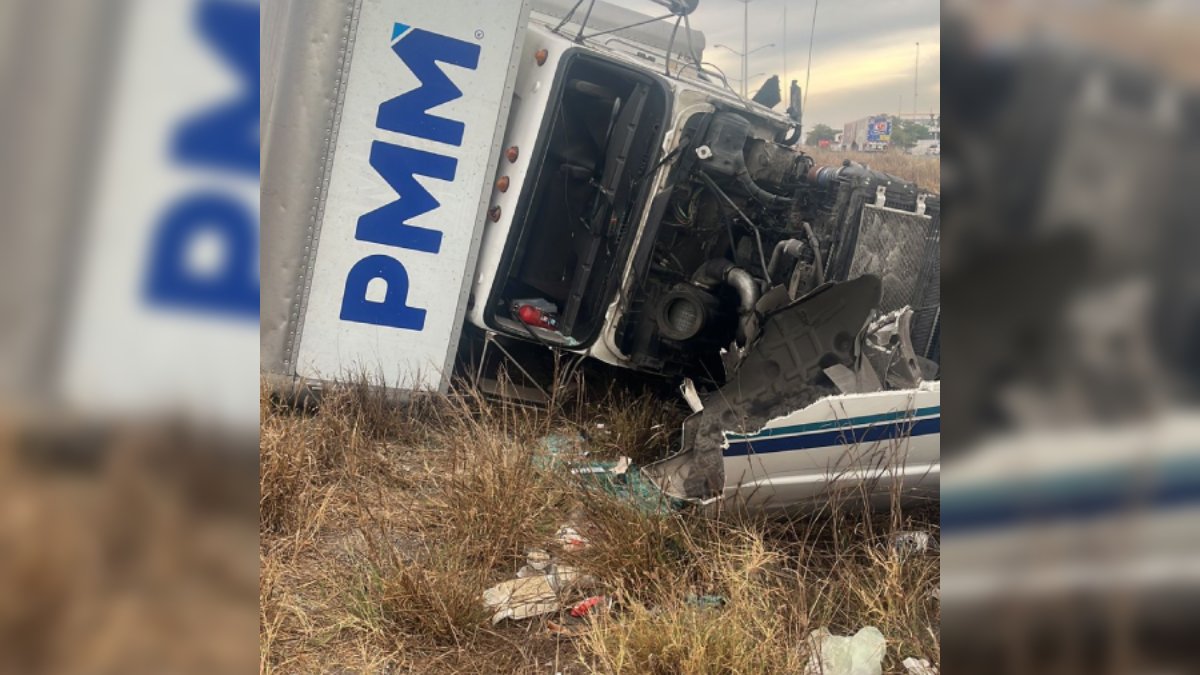 Se registra volcadura de un tráiler en la México 15 y la entrada de la sindicatura del Valle del Carrizo, Ahome