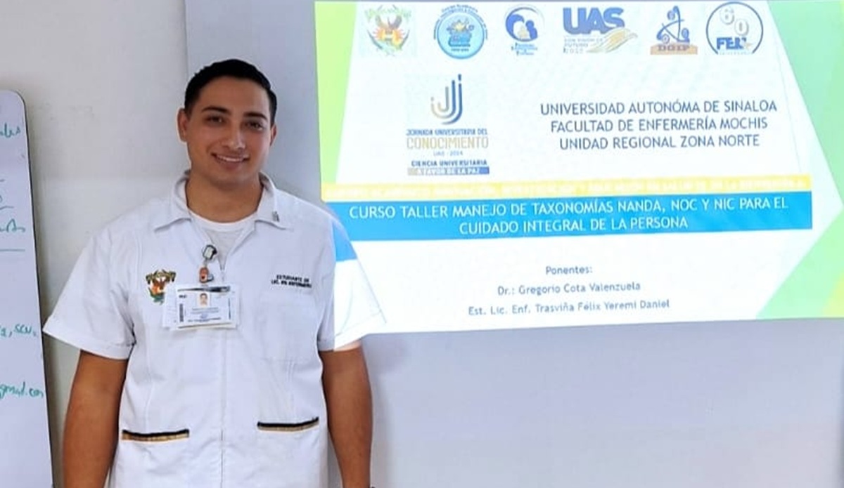 Estudiante de Enfermería de Los Mochis será reconocido a nivel nacional por su compromiso social y humanitario