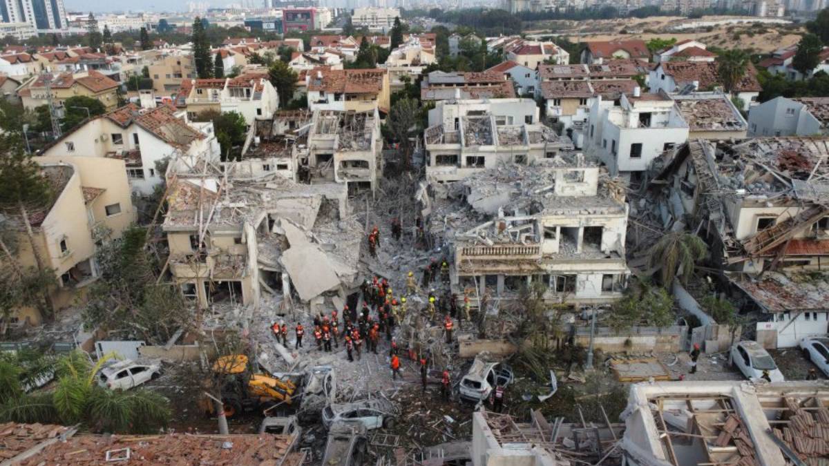 Ataque iraní en Israel deja cinco muertos y numerosos heridos