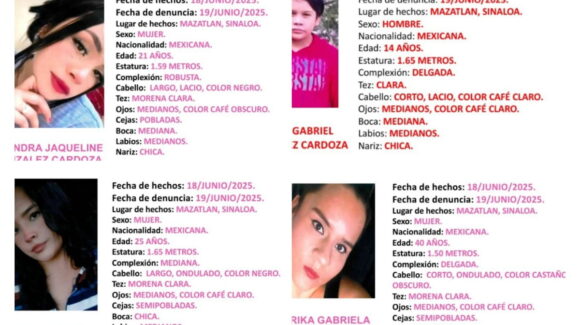 Se los llevaron y quedó la puerta tirada; SSPE recibe reporte de familia levantada en Mazatlán