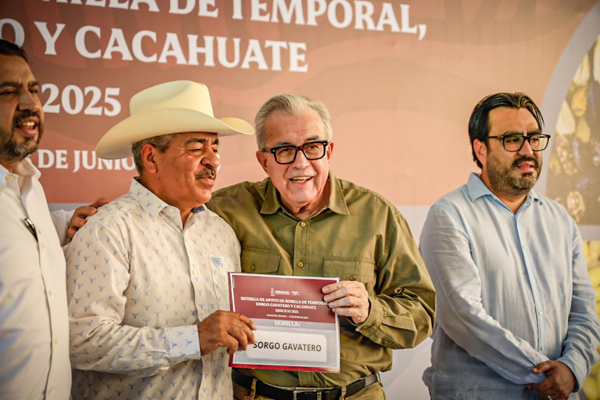 Inicia Gobierno del Estado la dispersión de semilla de sorgo gavatero 36