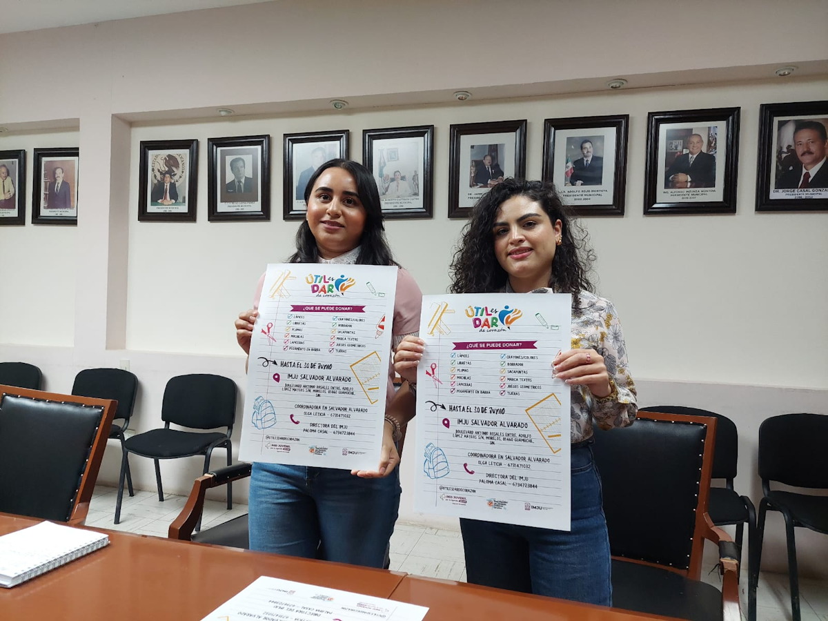 Invitan a donar utiles para niños en Salvador Alvarado