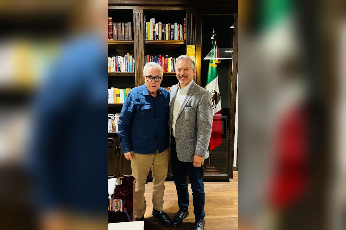Jesús Antonio Cruz Varela, director de Conagua Sinaloa y Rubén Rocha Moya
