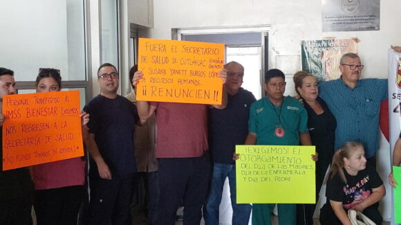 Trabajadores del Hospital General de Los Mochis inician asamblea permanente en protesta por pérdida de beneficios económicos