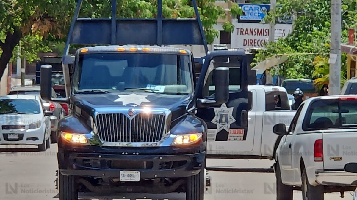 Operativo en la colonia Obrero Campesino en Culiacán