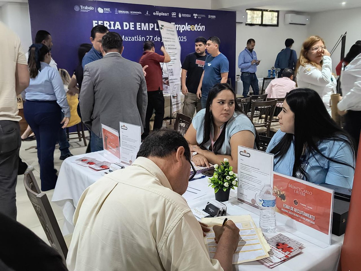 Realizan segundo Empleatón en Mazatlán con 350 vacantes
