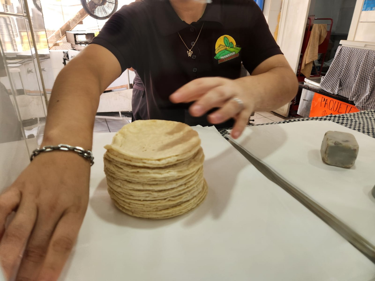 Venta de tortillas en Culiacán