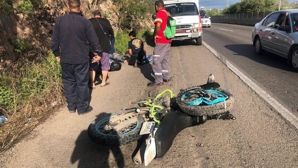 accidente en moto en mazatlan