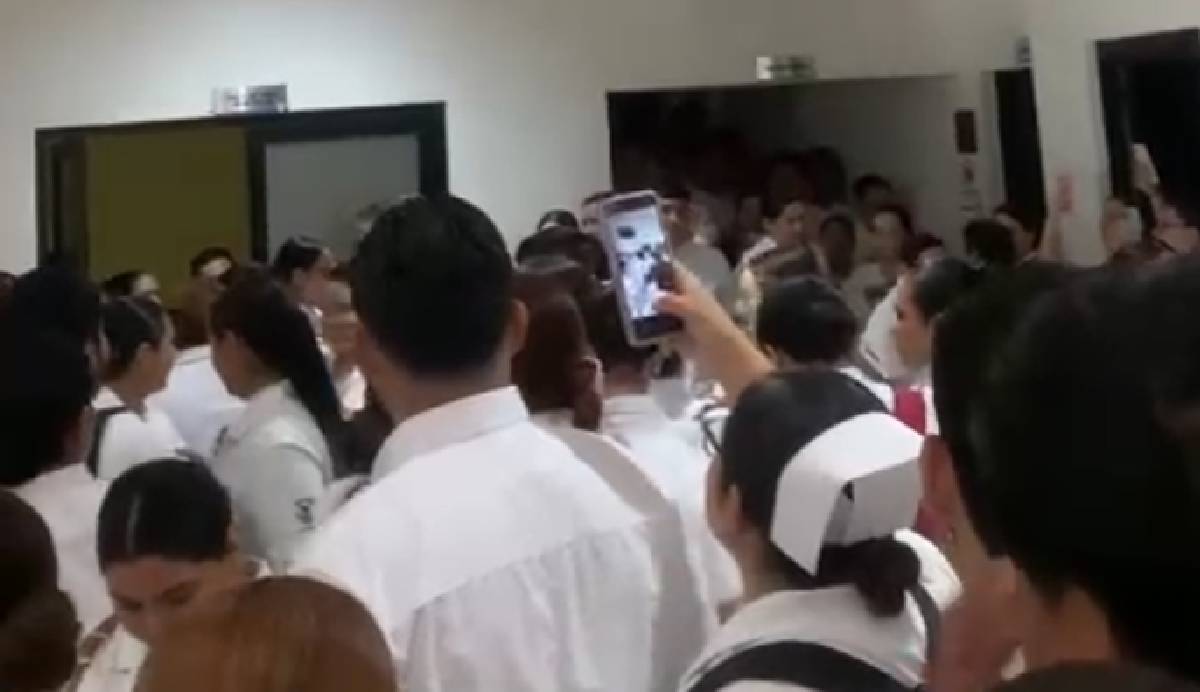 zafarrancho entre estudiantes de la Escuela de Enfermería