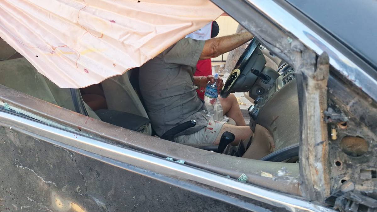 adulto resulta herido en choque mas