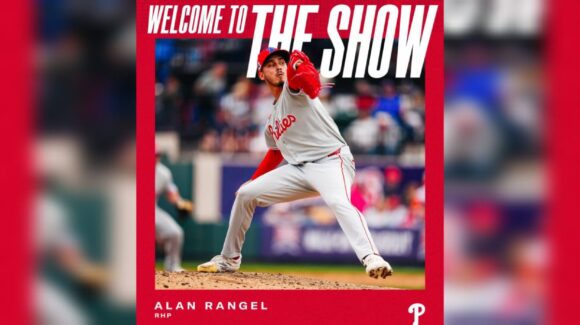 ¡El 152! Alan Rangel debuta en las Grandes Ligas con los Phillies de Philadelphia