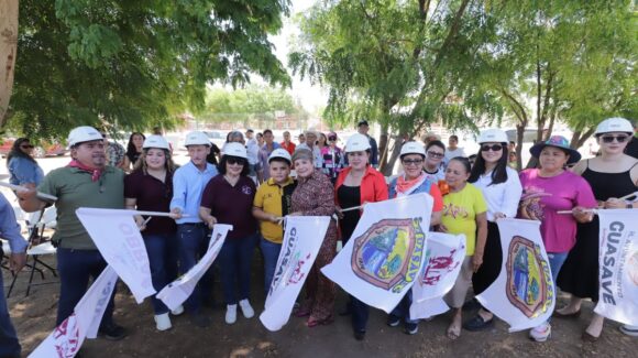Alcaldesa de Guasave encabeza inicio de seis obras en La Trinidad; invierten 3.1 mdp del Ramo 33