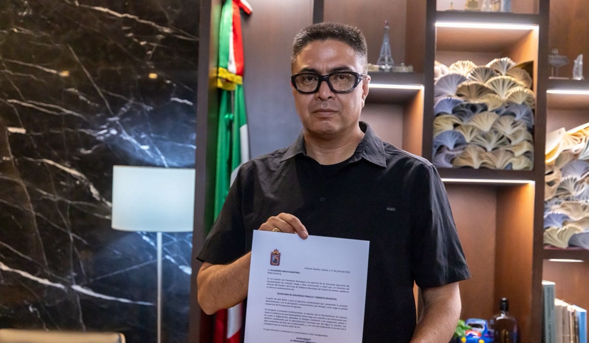 Alejandro Bravo Martínez rinde protesta como secretario de Seguridad Pública en Culiacán