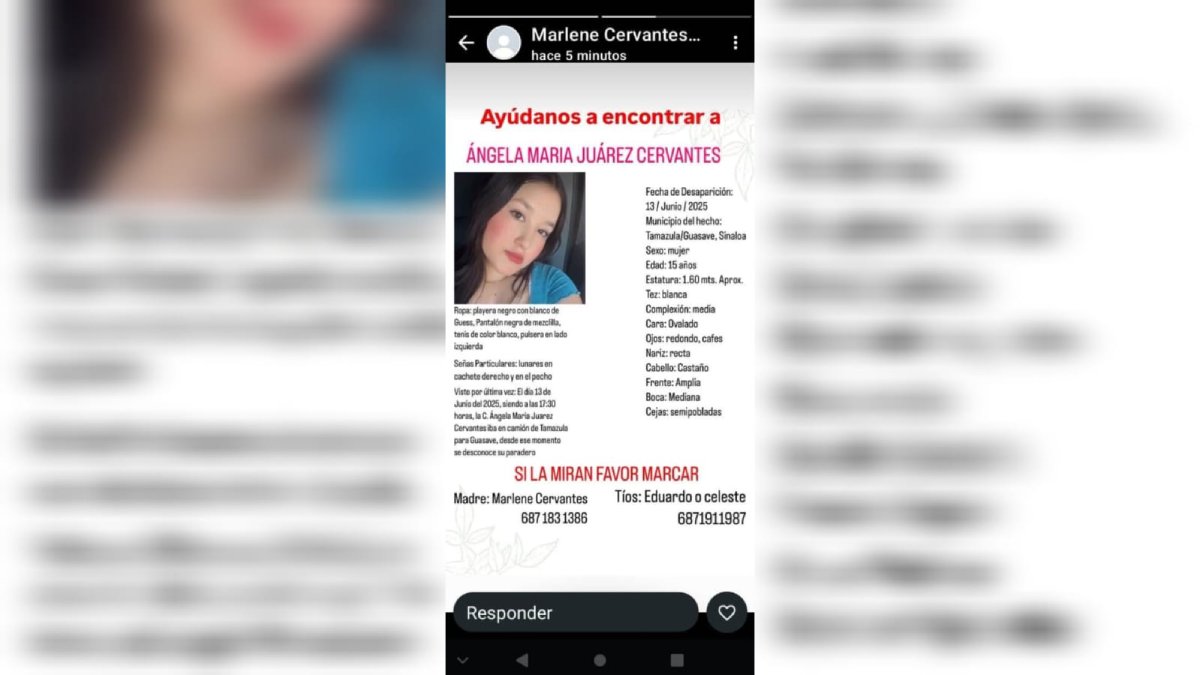 angela maria desaparecida en guasave