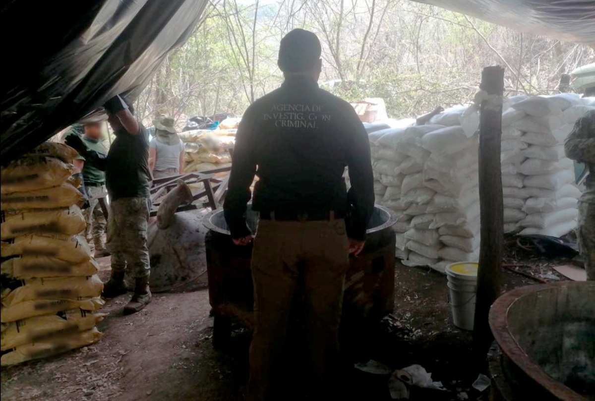 Área de concentración de sustancias para drogas en Michoacán