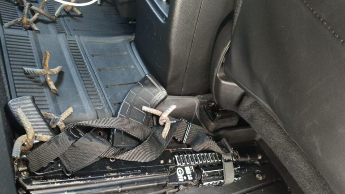 armas chaleco lo encontrado en la camioneta honda en culiacan sinaloa