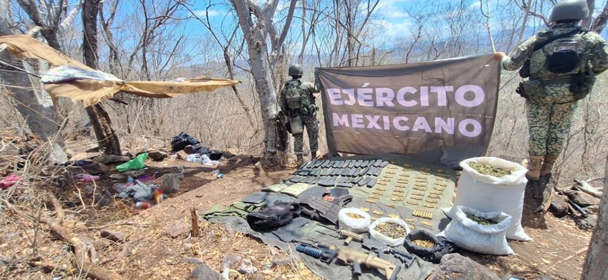 asegura ejercito mexicano armamento drogas angostura