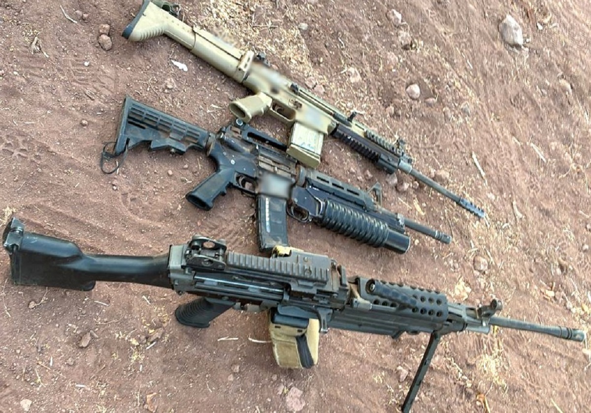 Elementos del Ejército Mexicano aseguraron un importante arsenal en Elota, Sinaloa