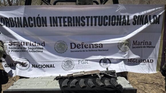 Autoridades aseguran armamento en operativo en Matatán, Rosario