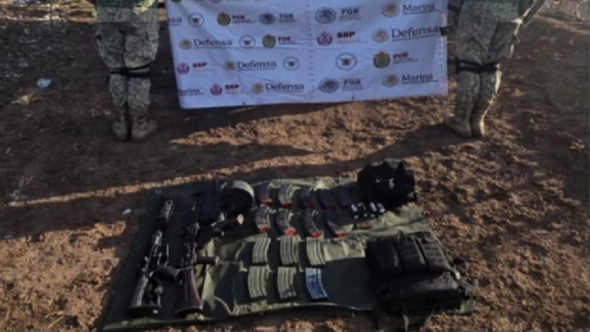 aseguran armamento en navolato