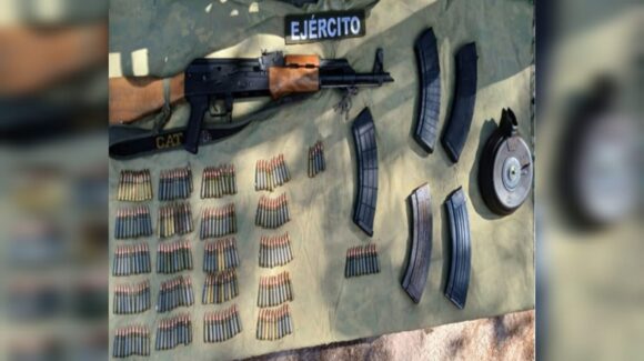 Aseguran fusil, cartuchos y cargadores en Concordia en operativo interinstitucional