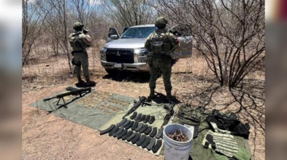 ¡Tenía armas y ponchallantas! Aseguran camioneta robada tras balacera en Estación Obispo, Culiacán
